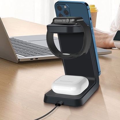 Compact 3 in 1 Wireless Charging Station