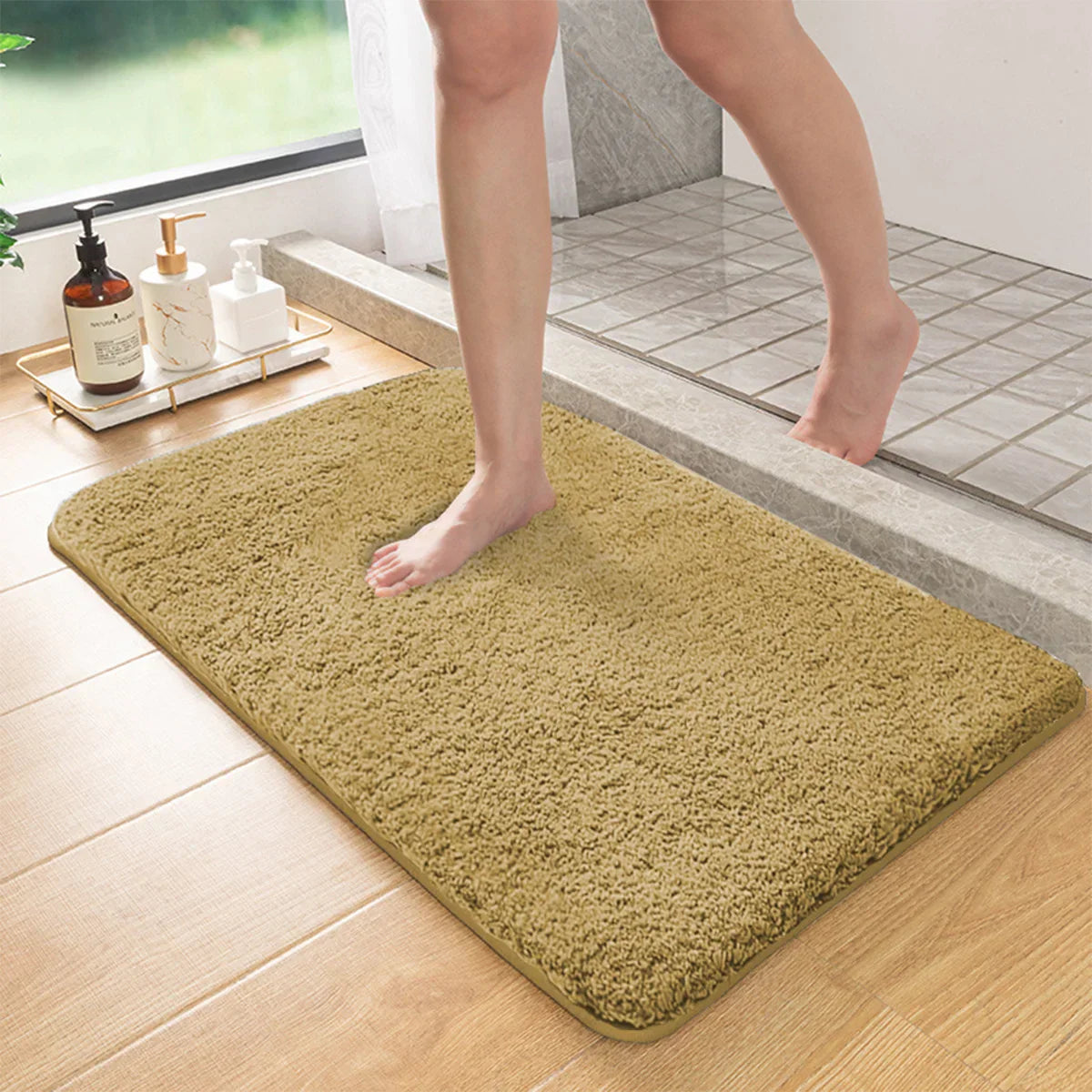 Luxury Soft Grip Bathroom Mat for Shower Floor