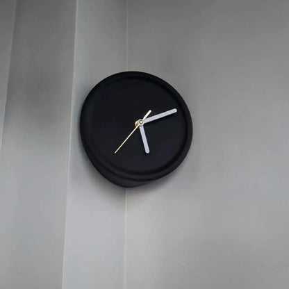 Quiet Modern Wall Clock No Drilling Needed