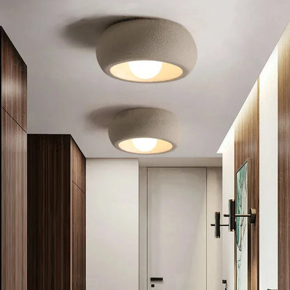 Simple Asian Style Round LED Ceiling Light