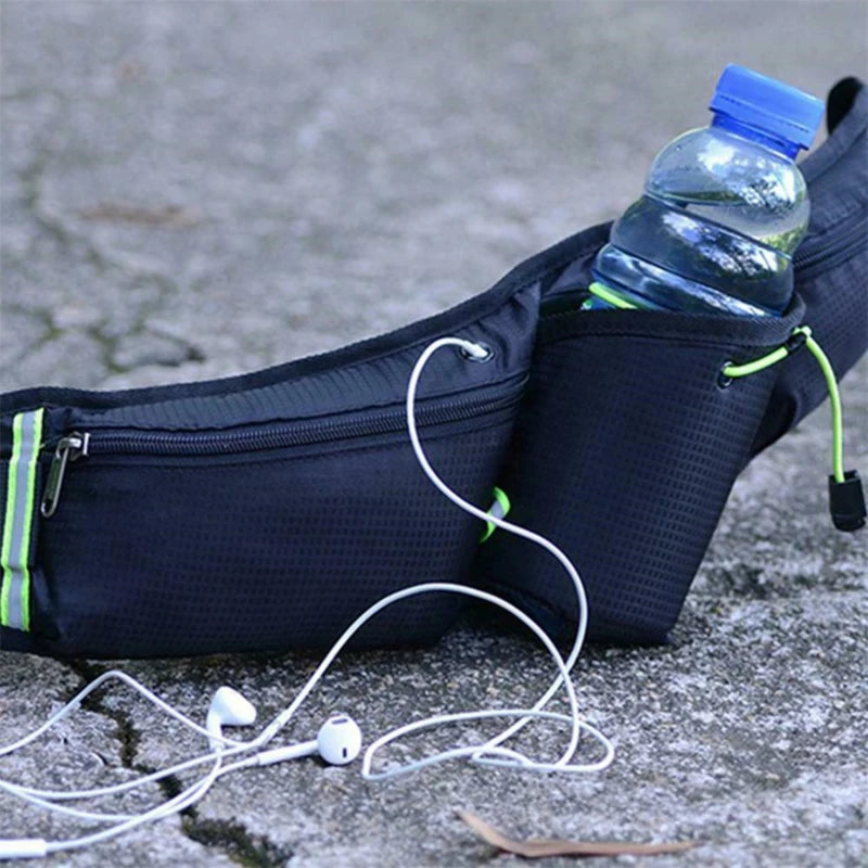 Waterproof Sports Waist Pack with Bottle Holder