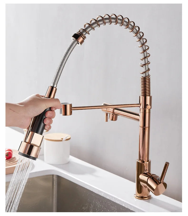 Contemporary Kitchen Faucet with Sleek Design
