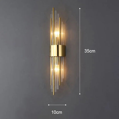 Premium Gold LED Wall Light Fixture