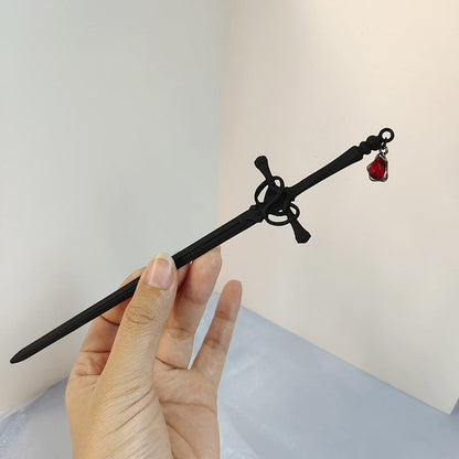 Regal Medieval Hair Sword Clip