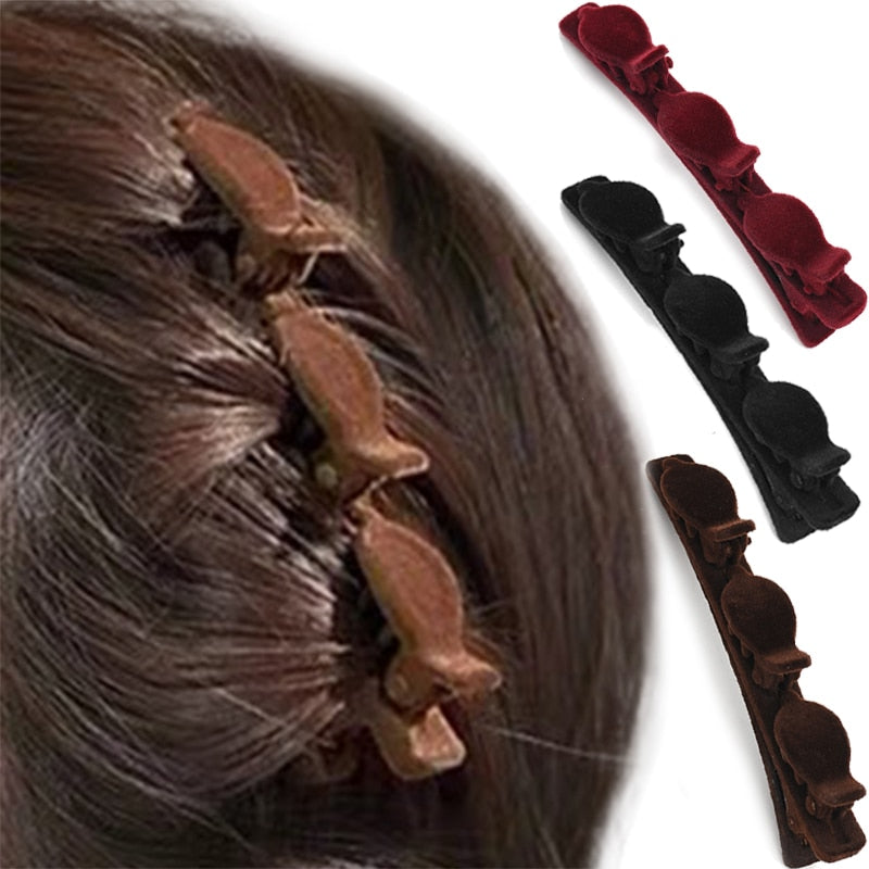 Easy 3-Layer Hair Clamp Styling Pin