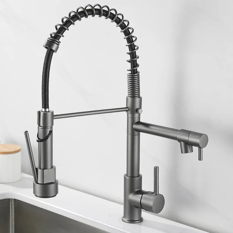 Contemporary Kitchen Faucet with Sleek Design