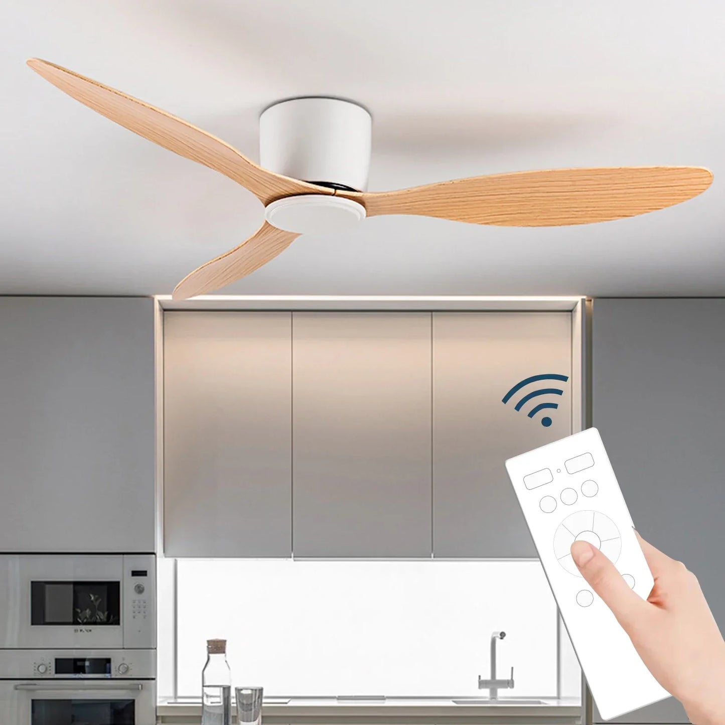 Modern Ceiling Fan With LED Light