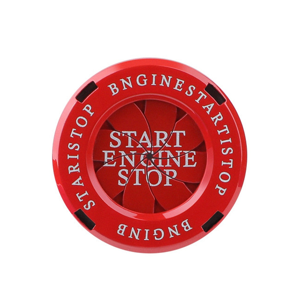 Aluminum Car Engine Start Button Decor Cover - Befez