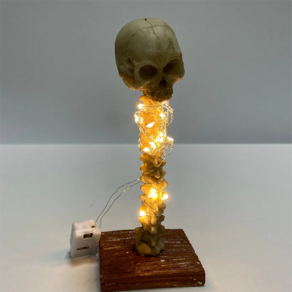 Dark Skull Desk Light Lamp
