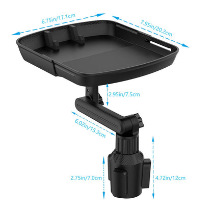 Portable Car Tray with Adjustable Extendable Arm