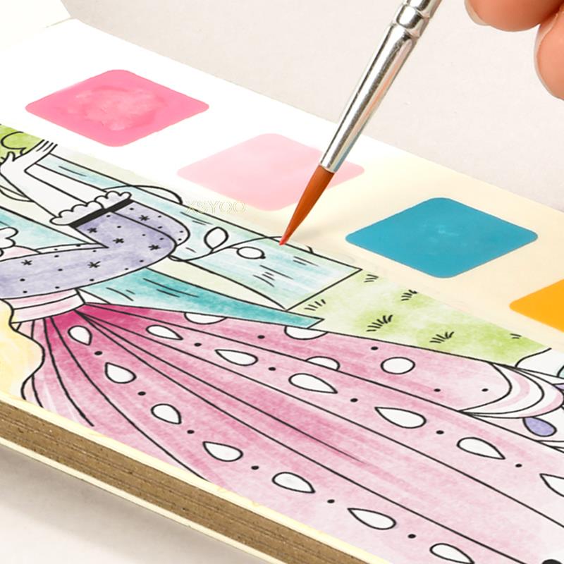 Colorful Children's Watercolor Painting Kit