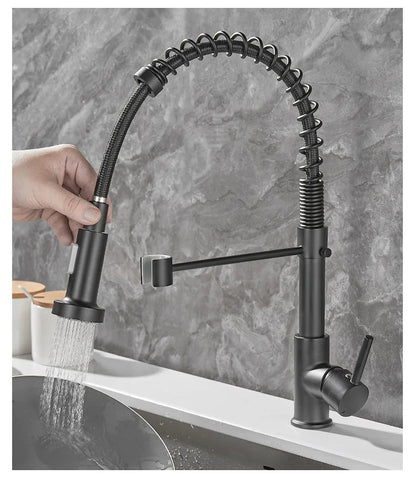 Contemporary Kitchen Faucet with Sleek Design