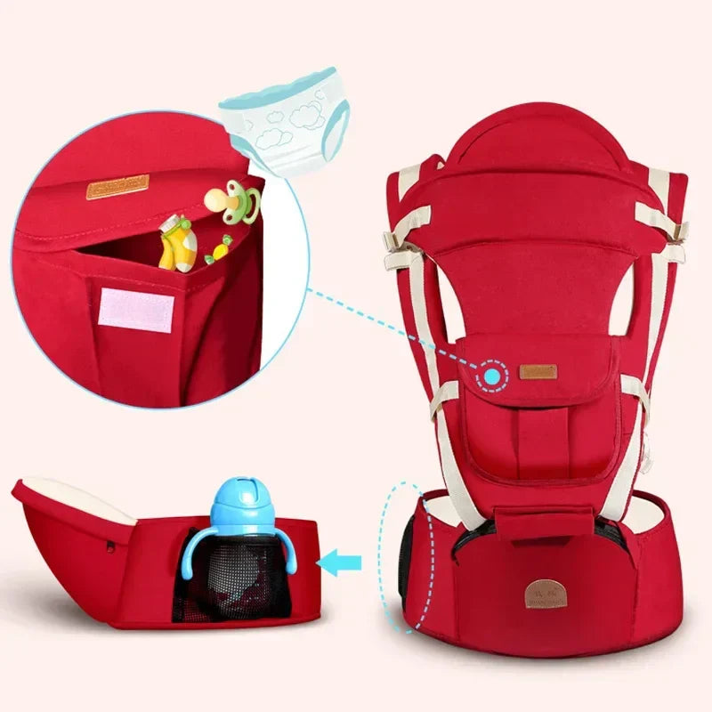 Comfortable 3-in-1 Baby Sling with Adjustable Strap