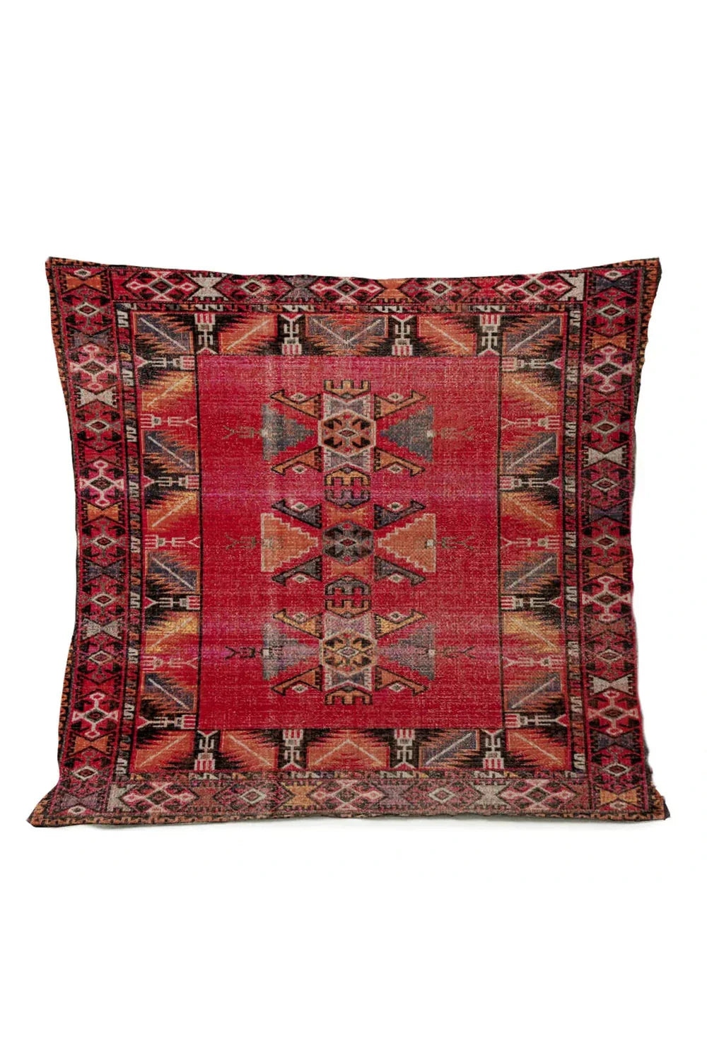 Colorful Global Print Pillow Cover