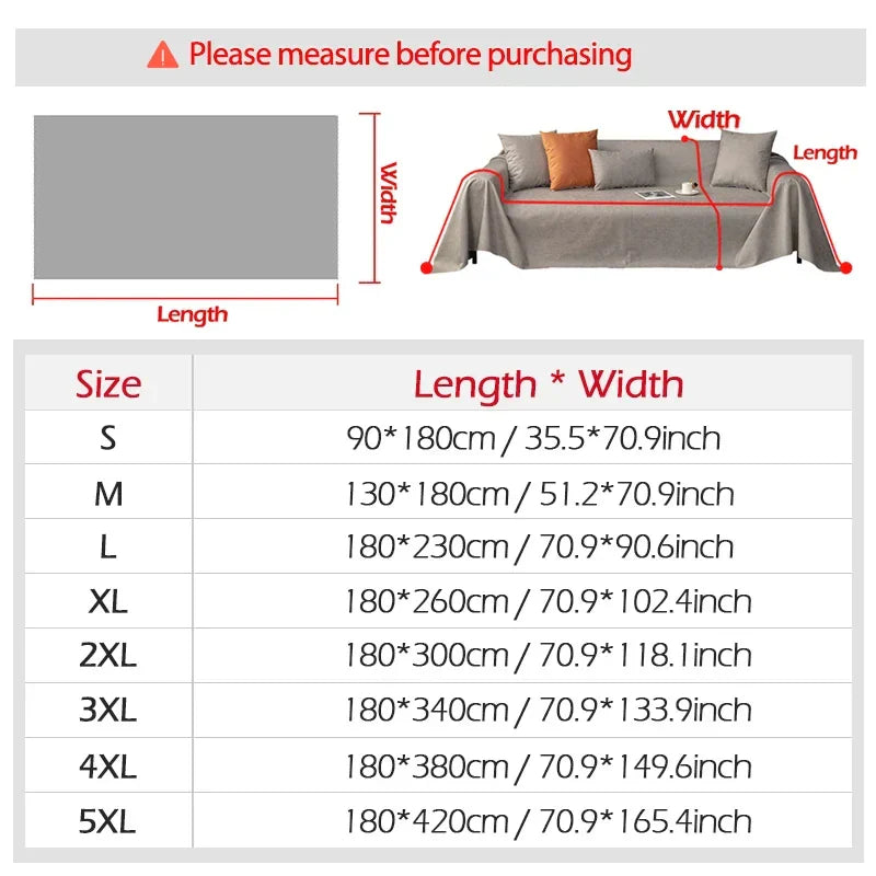 Waterproof Sofa Cover Blanket for Home Protection