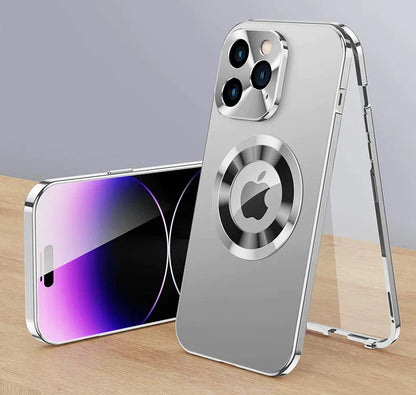 Premium Metal Magnetic Case for iPhone 15 14 13