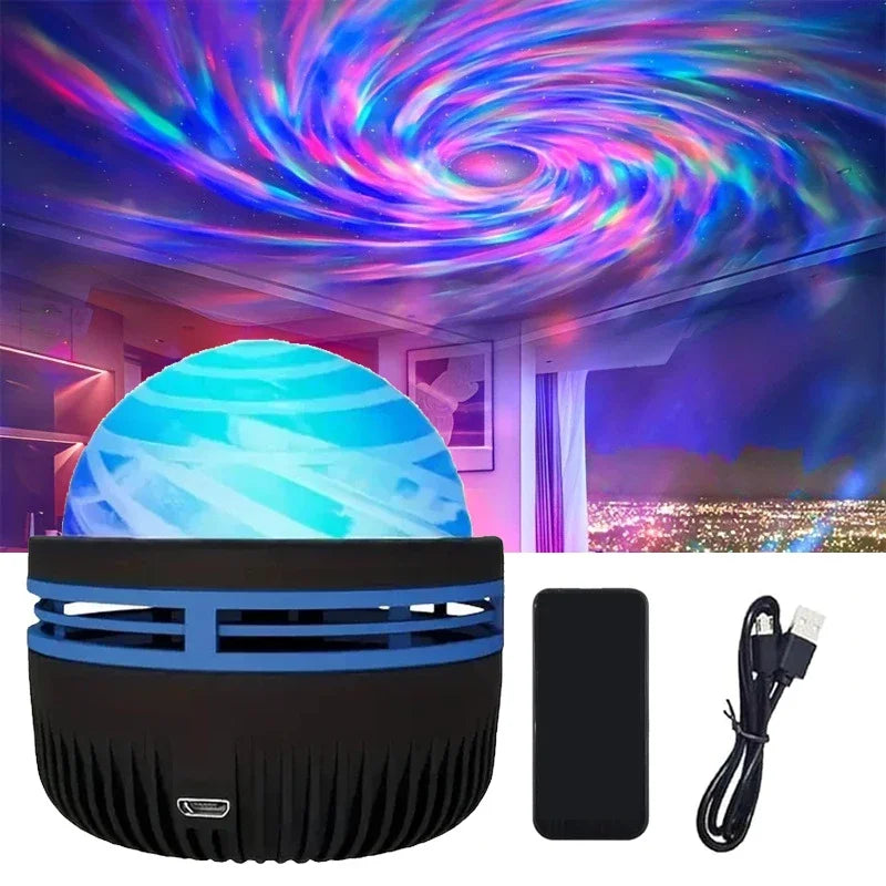Colorful Night Light Projector with Music and Remote - Befez