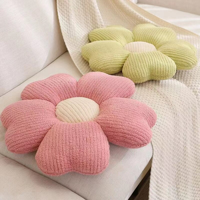 Soft Floral Pattern Pillow