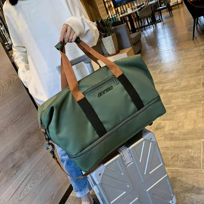 Waterproof Gym Tote Bag for Women with Wet Dry Pockets