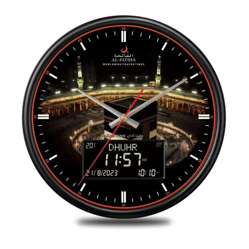 Digital Islamic Prayer Clock with Auto Azan Adjustment