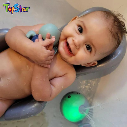 Colorful Whale Bath Time Toy