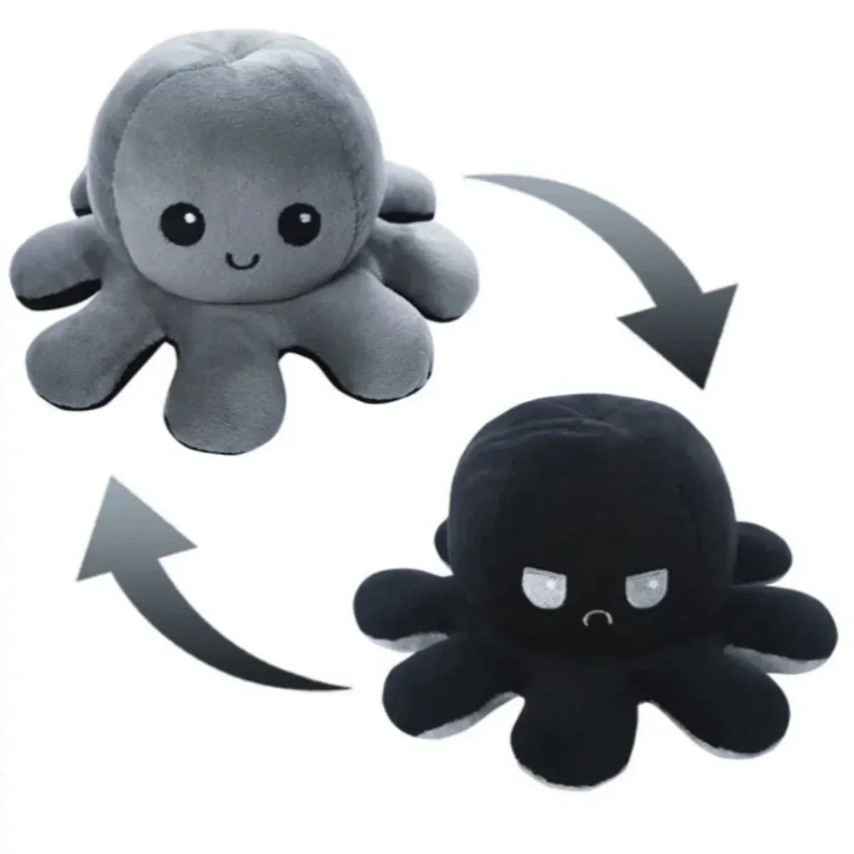 Cute Octopus Plush Toy with 2 Faces