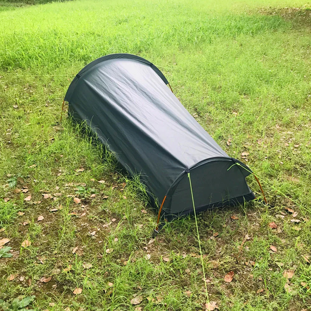 Lightweight Waterproof Solo Camping Tent with Aluminum Poles