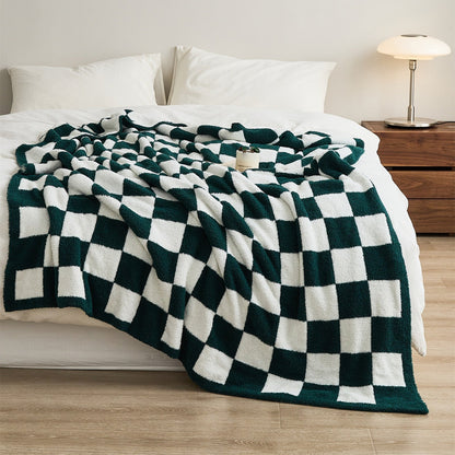 Vibrant Plaid Throw Blanket