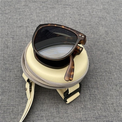Stylish UV Protection Folding Clear Lens Sunglasses