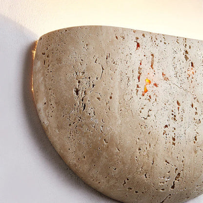 Rustic Natural Stone Vintage Wall Lamp