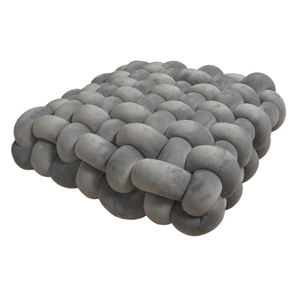 Plush Textured Knot Pillow