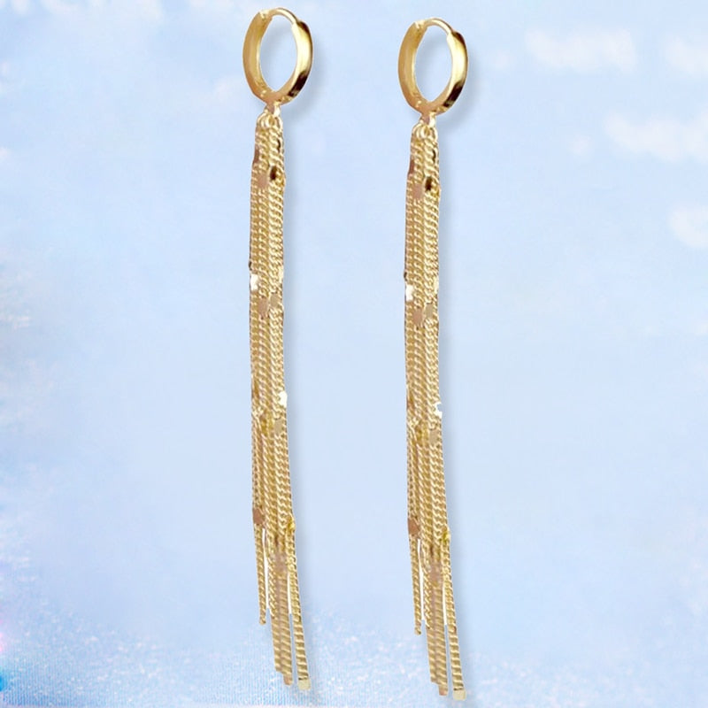 Chic Drop Long Dangle Earrings