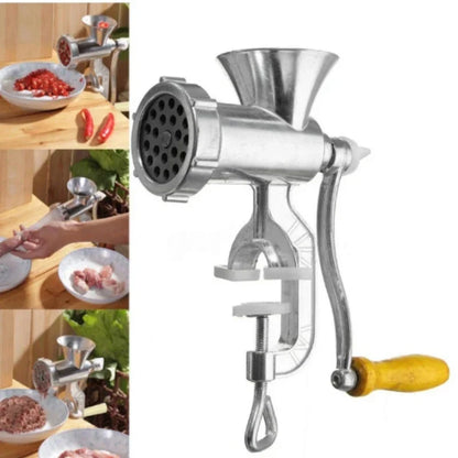 Premium Manual Meat Grinder Aluminum Heavy Duty