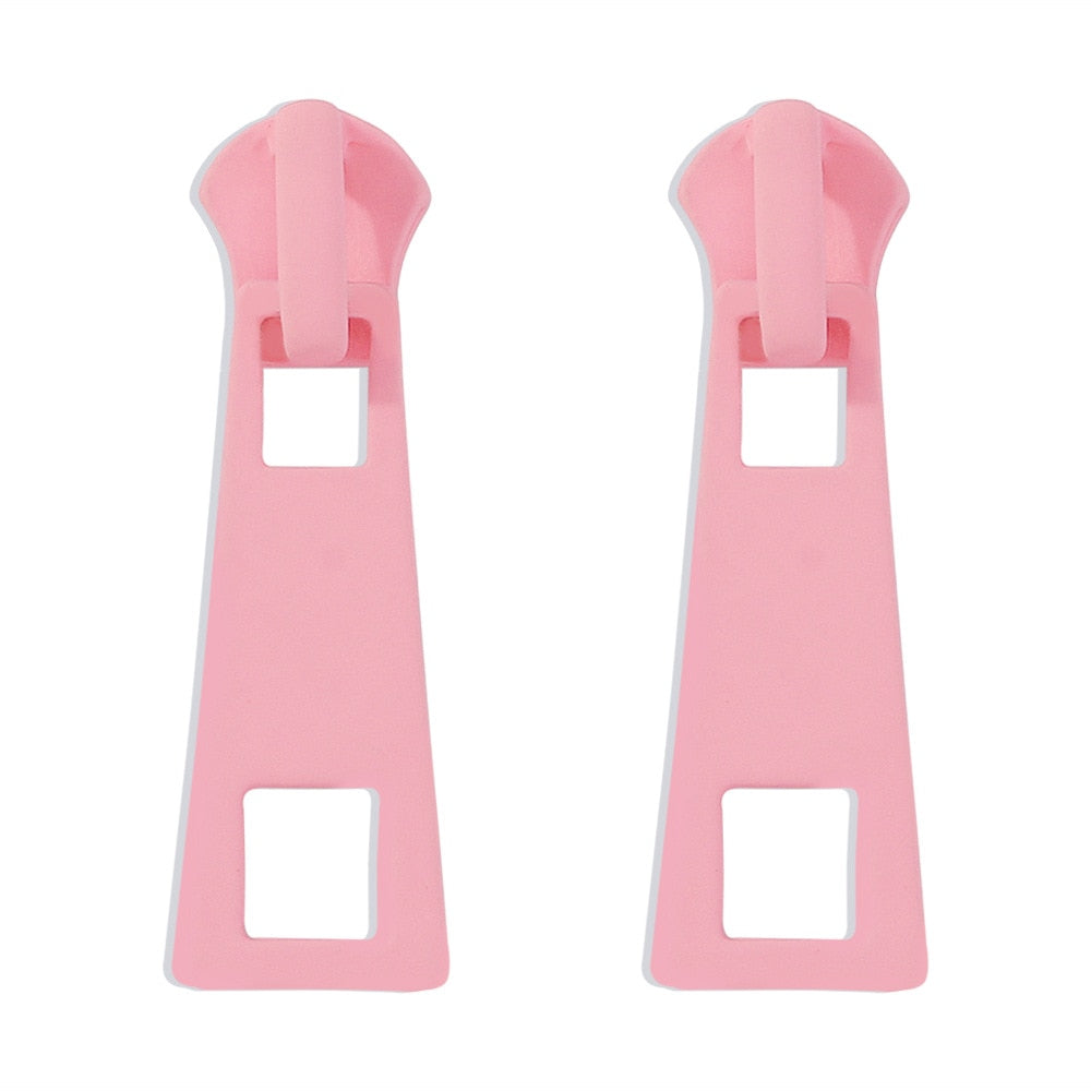 Fun Small Zip Pouch Earrings