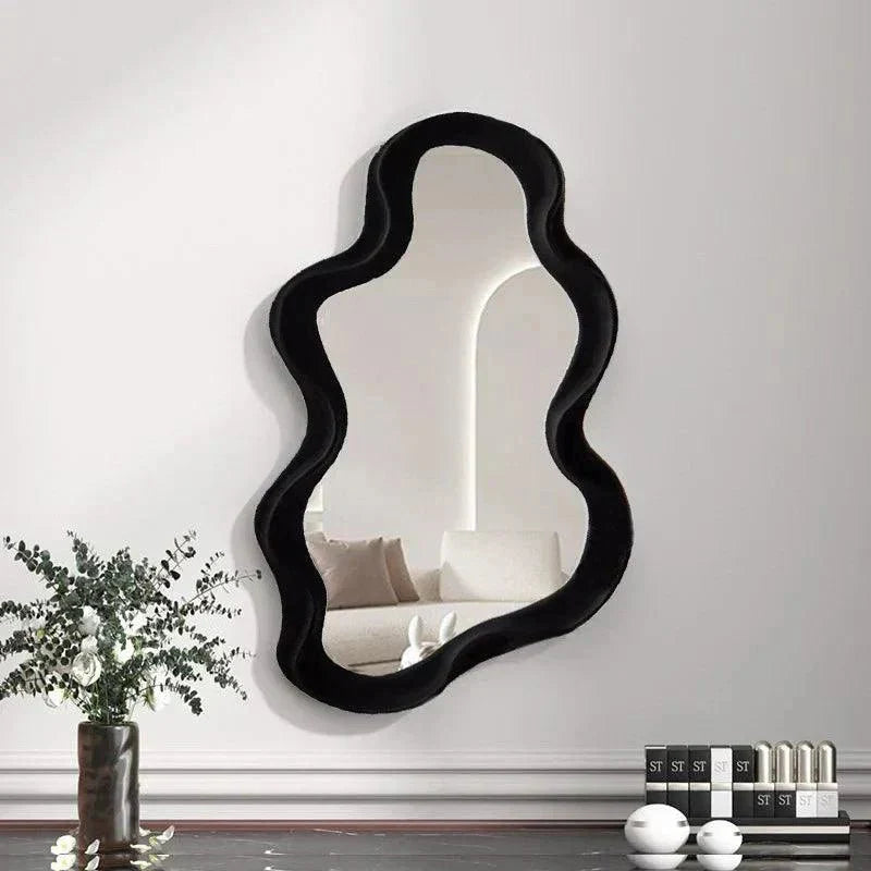 Round Cloud Wall Mirror for Home Decoration