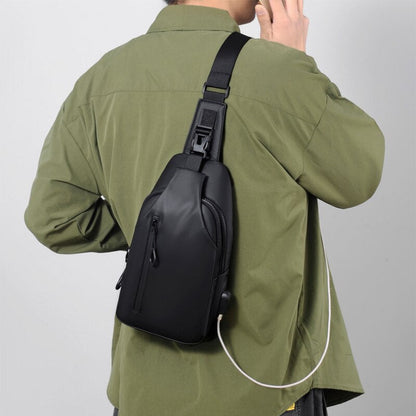 Waterproof Travel Crossbody Phone Bag with USB Charger
