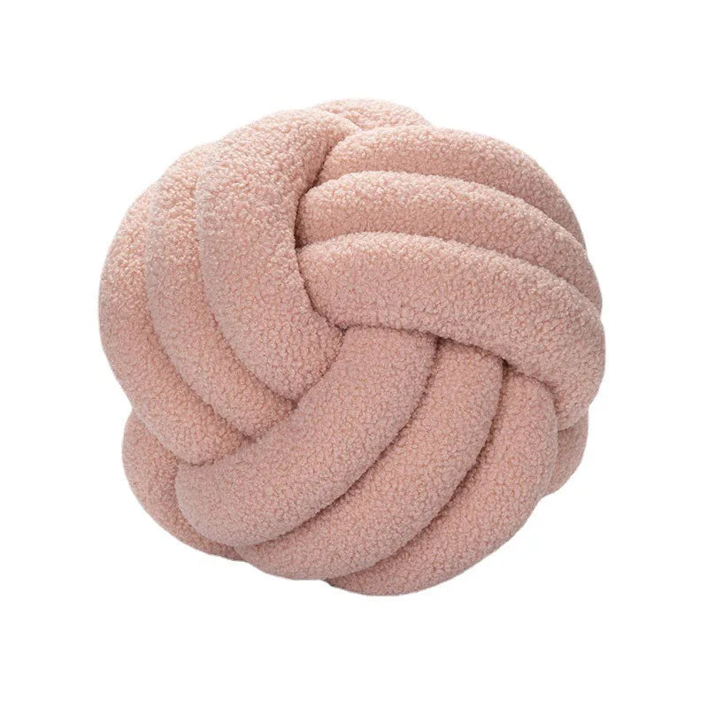 Textured Rope Knot Decor Pillow