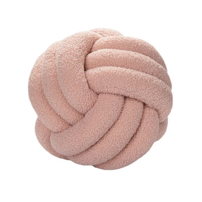 Textured Rope Knot Decor Pillow