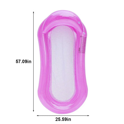 Comfortable Pool Float with Mesh and Armrests