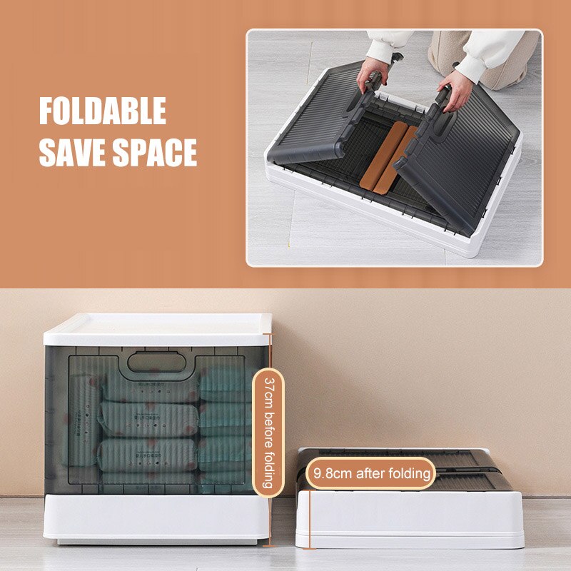 Compact Clear Collapsible Storage Container
