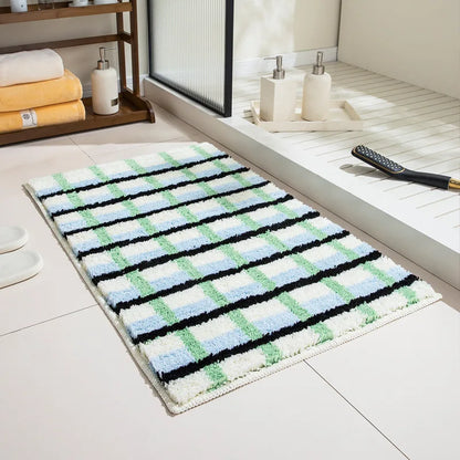 Contemporary Textured Bathroom Mat