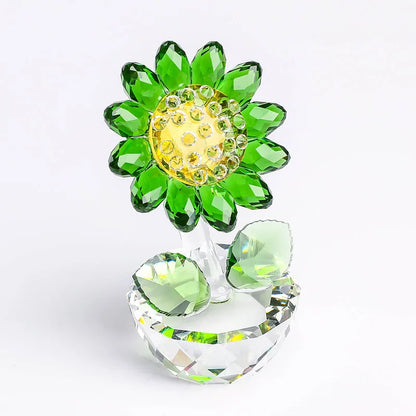 Beautiful Glass Floral Lamp