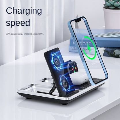 Compact Wireless Charger Digital Clock
