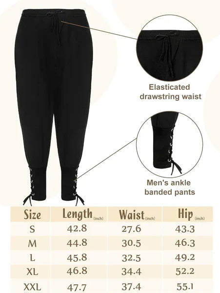 Authentic 4 Piece Pirate Mens Costume Set