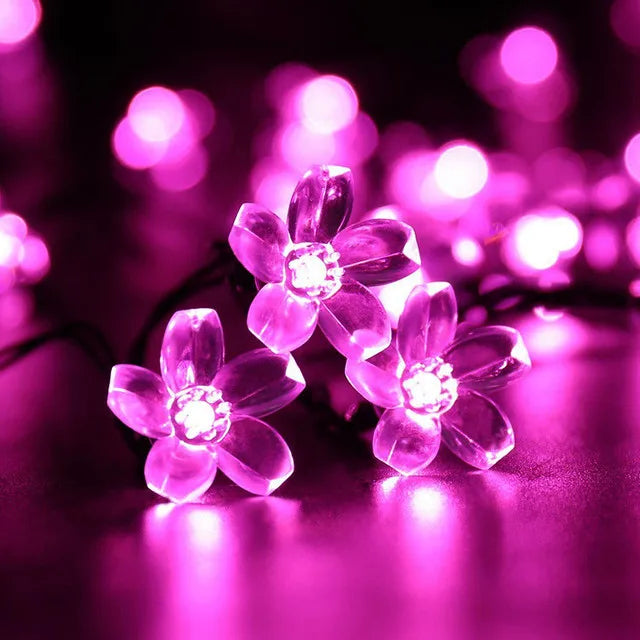 Outdoor Solar Fairy Lights Warm White 8 Modes