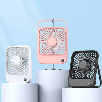 Portable Rechargeable Table Fan with Power Bank - Befez