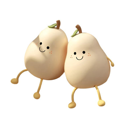 Soft LED Nightlight Pear - Rechargeable Color Changing Lamp - Befez
