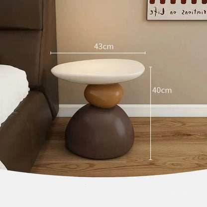 Simple Sleek End Table in Nordic Style