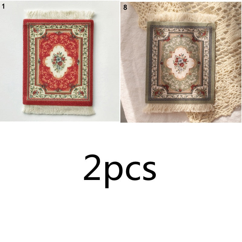 Small Vintage Rug Drink Coaster