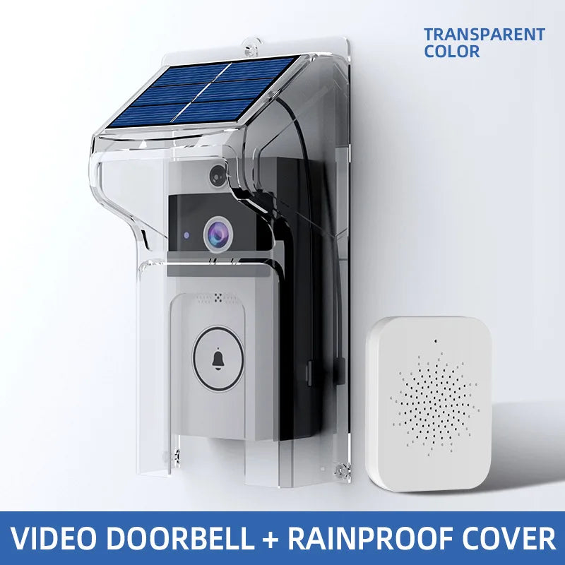 Wireless Solar Powered Wi-Fi Video Doorbell Camera